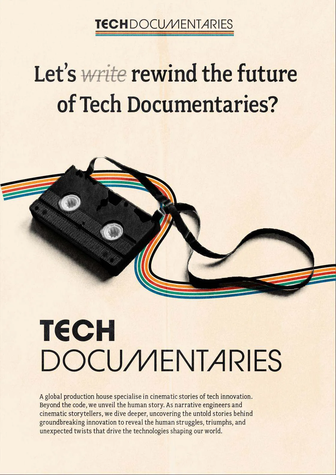 Poster: cassette tape