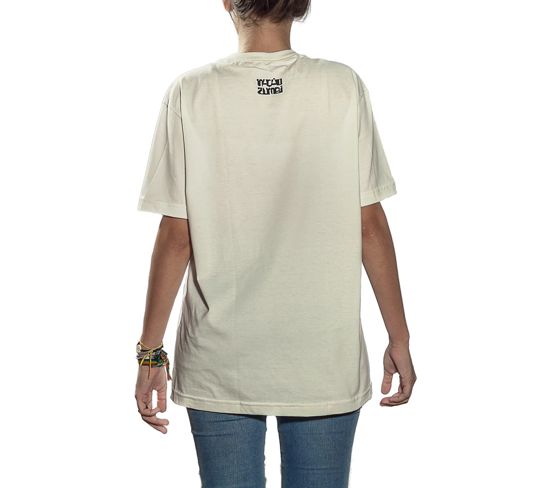 Cream t-shirt, back