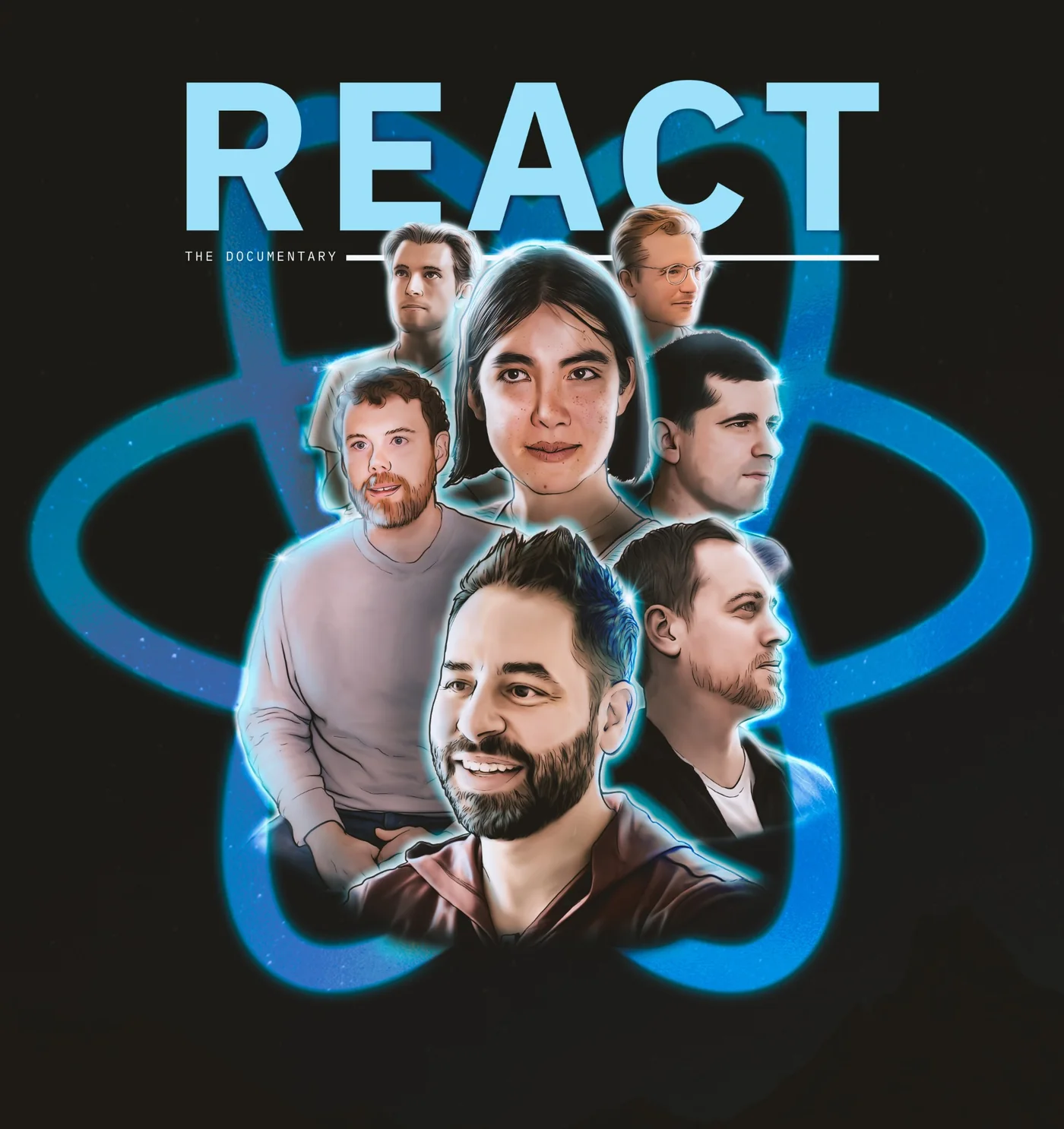 The React poster, square version for social
