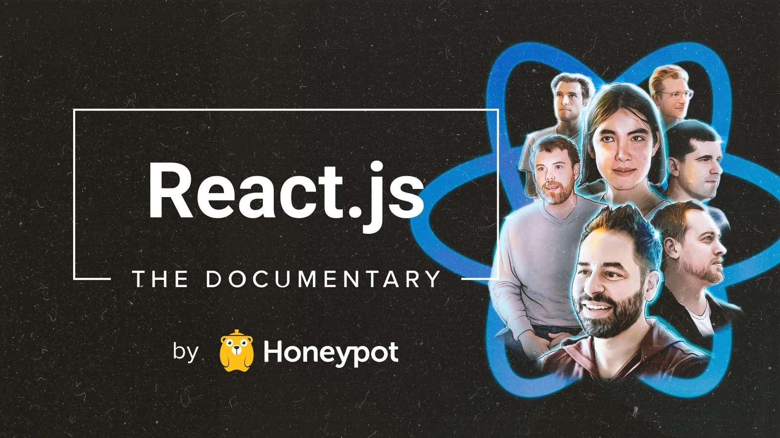 YouTube thumbnail: React.js, the documentary, by Honeypot
