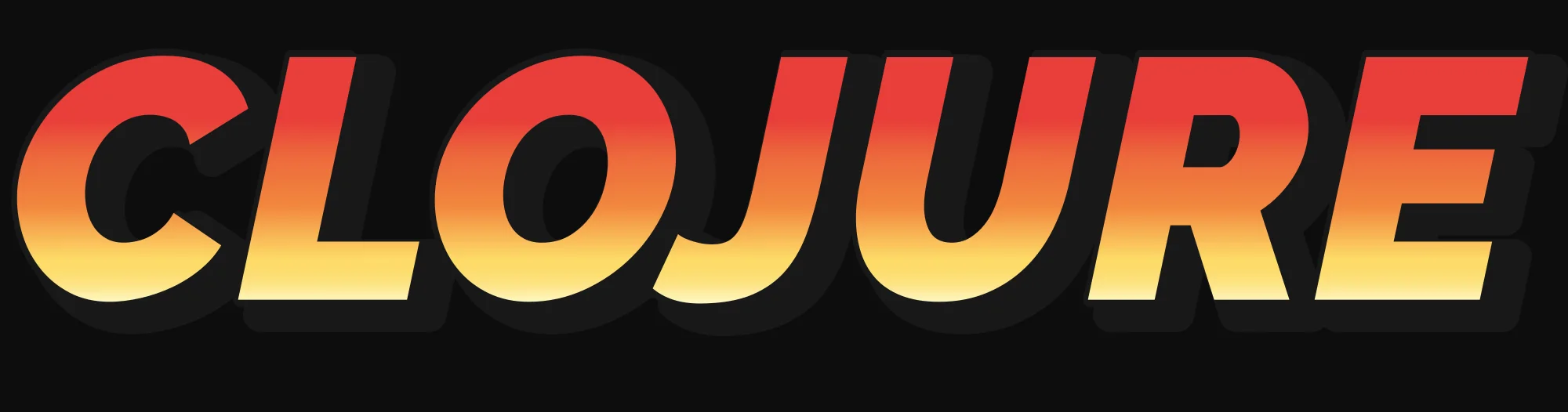 The Clojure lettering