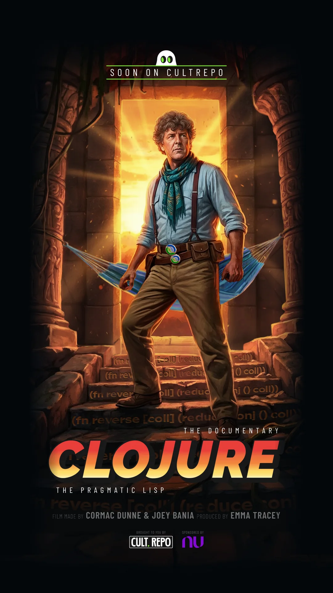 Clojure poster as an Instagram story