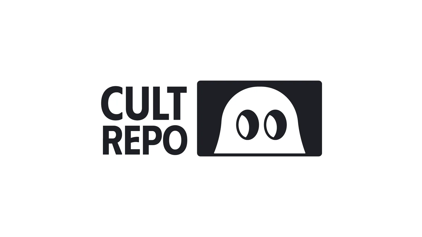 Logo exploration: the ghost's eyes in a screen