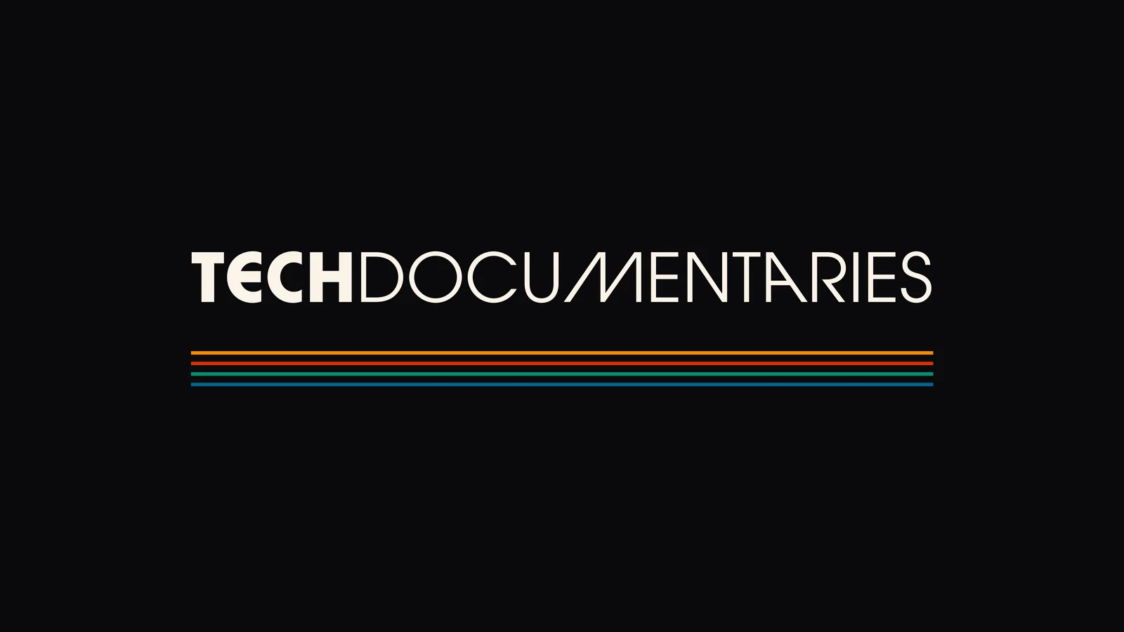 Tech Documentaries wordmark on black